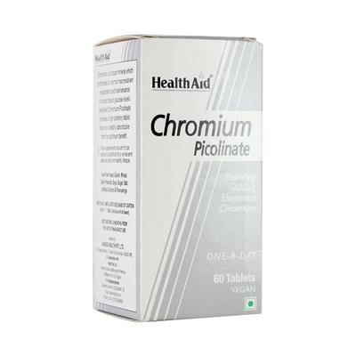 HealthAid Chromium Picolinate 200ug Tablet 60's - Calcium And Minerals
