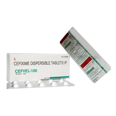 CEFVEL 100 Dispersible Tablet 10's - Bacterial Infections-Cep