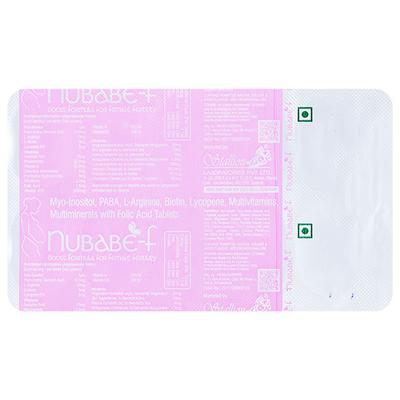 NUBABE F Tablet 10's - Supplements-Vam