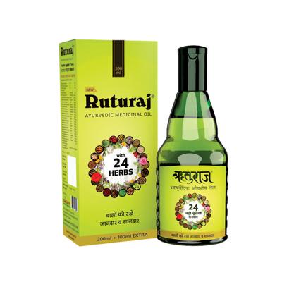 RutuRaj Ayurvedic Hair Oil (200 ml + 100 ml Extra) - Personal Care (Ayush)