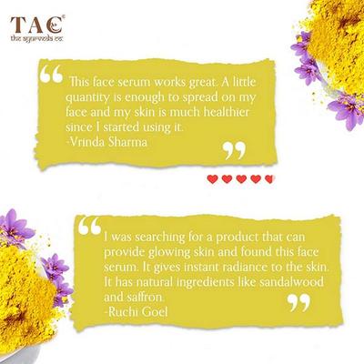 TAC The Ayurveda Co. Ubtan Face Serum 30 ml - Personal Care (Ayush)