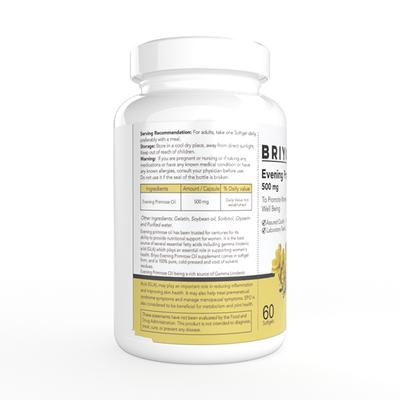 Briyo Evening Primrose Oil 1000 mg Softgel 60's - Women Health