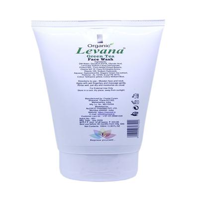 Organic Levana Face Wash - Green Tea 100 ml - Face Washes