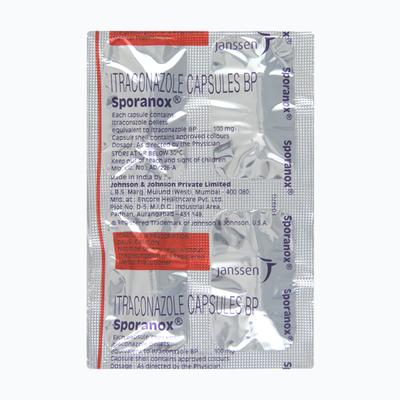 Sporanox Capsule 4'S - Fungal Infections-Anf