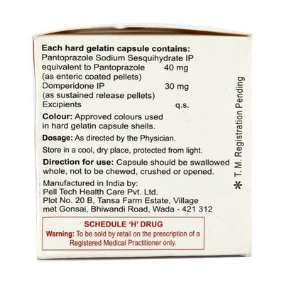 Praztac D Capsule 10'S - Ulcer/Reflux/Flatulence-Aaa