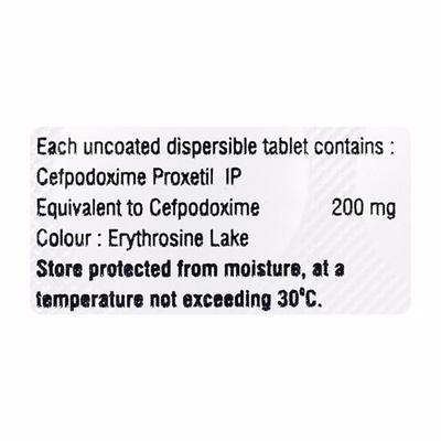 Cidaflox 200mg Tablet 10'S - Bacterial Infections-Cep