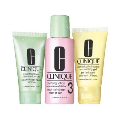 Clinique 3 Step Skin Mini Kit Type 3(30ml + 60ml + 30ml) 3's - Facial Kits