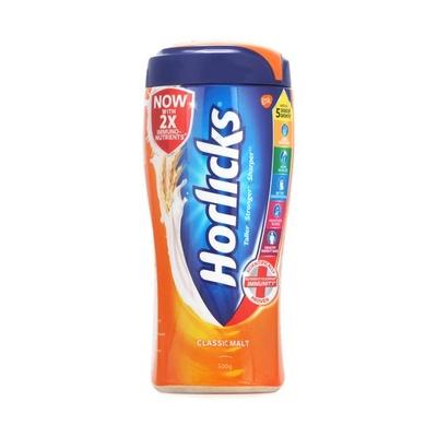 Horlicks Nutritional drink Powder - Classic Malt Flavour 500 gm (Pet Jar) - Daily Health Drinks