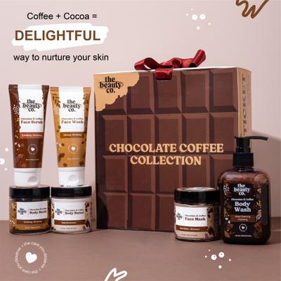 The Beauty Co. Chocolate Coffee Collection (Face Scrub + Face Wash + Body Scrub + Body Butter + Face Mask + Body Wash) - Facial Kits