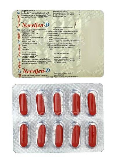 Nervijen D Capsule 10'S - Supplements-Vam