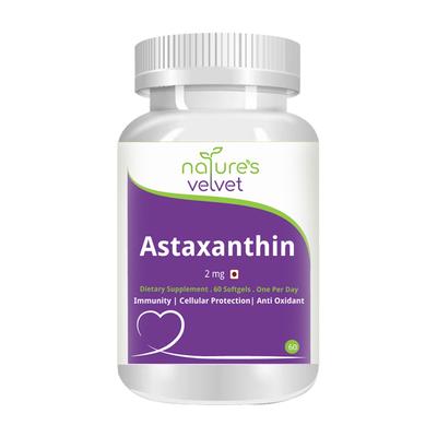 Natures Velvet Astaxanthin 2 mg Softgel 60's - Speciality Medicines