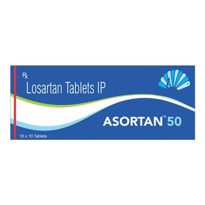 ASORTAN 50mg Tablet 10's - Hypertension-Ang