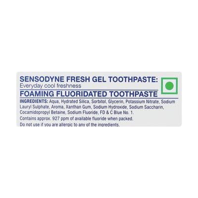 Sensodyne Fresh Gel Toothpaste 150 gm - Toothpaste