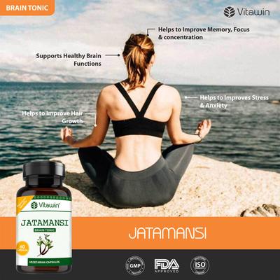 Vitawin Jatamansi Capsule 60's - Herbal Dietary Supplement