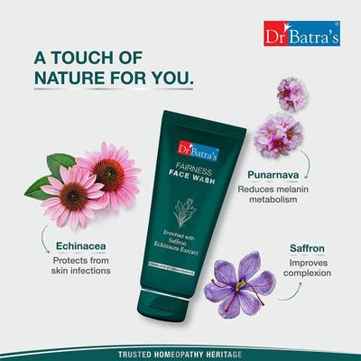 Dr Batra's Fairness Face Wash 200 gm + Intense Moisturizing Cream 100 gm - Personal Care (Ayush)