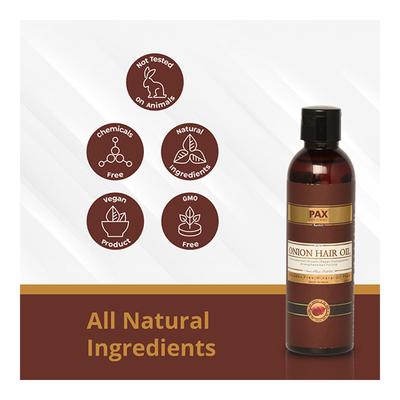 PAX Skin Science Onion Hair Oil 200 ml - Hair Oils