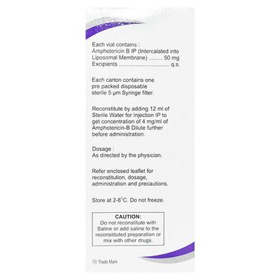 Amphonex 50 mg Injection 1'S - Fungal Infections-Anf