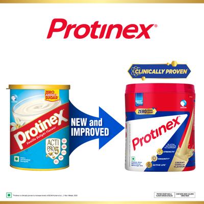 Protinex Powder - Vanilla Delight Flavour 400 gm (Tin) - Protein Drink