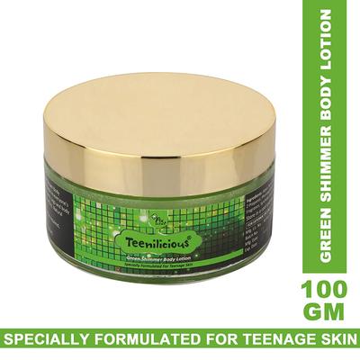 Fixderma Teenilicious Body Lotion - Green Shimmer 100 gm - Lotions & Creams