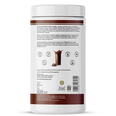 INLIFE Nutritional Meal Shake Powder - Chocolate Flavour 500 gm - Weight Loss