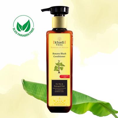 Khadi Veda SLS Paraben Hair Conditioner - Banana Blush 200 ml - Conditioners