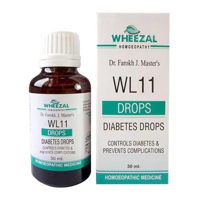 Wheezal Wl-11 Diabetes Drops 30ML - Homeopathic Drops