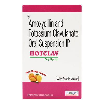 HOTCLAV MANGO FLAVOUR Dry Syrup 30ml - Bacterial Infections-Pen