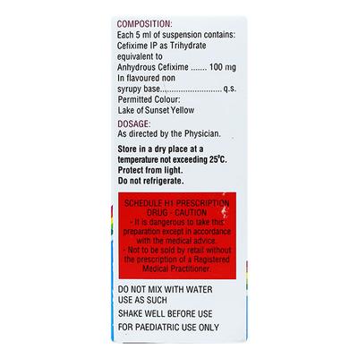 ZIFI 100 READYMIX Oral Suspension 30ml - Bacterial Infections-Cep