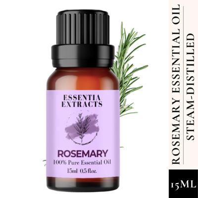 Essentia Extracts Pure Steam Distilled Essential Oil - Rosemary 15 ml - Essential Oils
