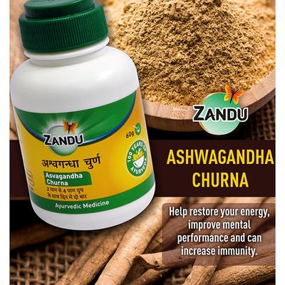 Zandu Asvagandha Churna 60 gm - Speciality Medicines