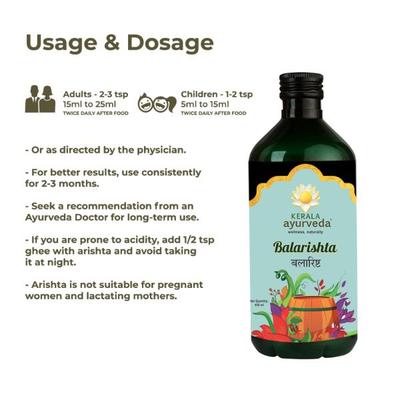Kerala Ayurveda Balarishta Syrup 450 ml - Speciality Medicines