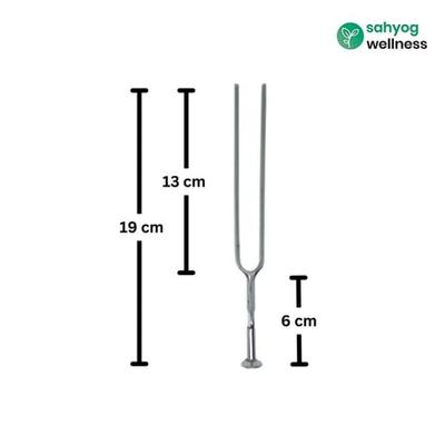 Sahyog Wellness Percussion Knee Hammer with 128 Hz Tuning Fork - Surgical Instruments