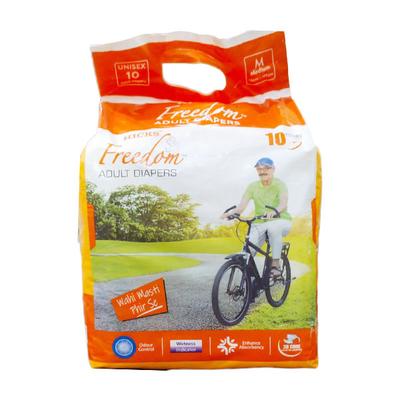 Hicks Freedom Adult Diaper (M) 10's - Adult Diapers & Pads