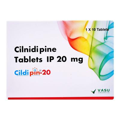 CILDIPIN 20mg Tablet 10's - Hypertension-Cal