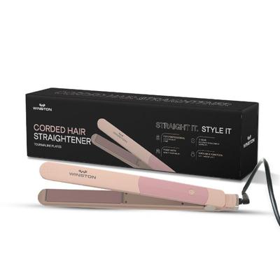 Winston Corded Hair Straightener - Pink - Straighteners