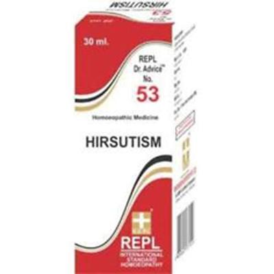 Repl Dr. Advice No.53 Hirsutism Drops 30 ml - Homeopathic Drops