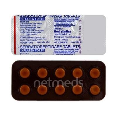 Inflazen Forte Tablet 10'S - Pain relief-Ant
