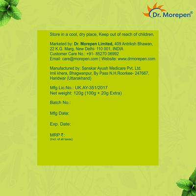 Dr. Morepen Kabzdur Herbal Granules 120 gm - Herbal Dietary Supplement