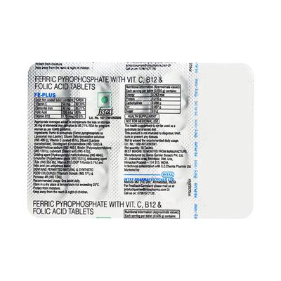 FE PLUS Tablet 10's - Supplements-Vam