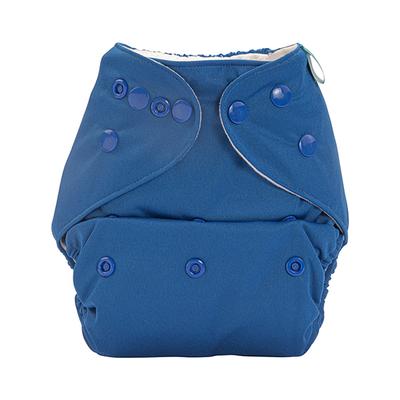 Bumberry Reusable Pocket Diaper with 1 Microfiber Insert - Deep Blue - Diapers & Wipes