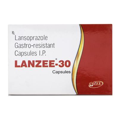 LANZEE 30mg Capsule 15's - Ulcer/Reflux/Flatulence-Aaa