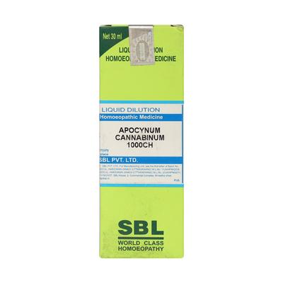 SBL Apocynum Cannabinum 1M Liquid 30 ml - Dilutions