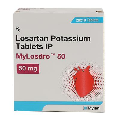 MYLOSDRO 50 Tablet 10's - Hypertension-Ang