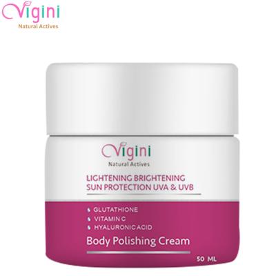 Vigini Lightening Brightening Sun Protection UVA & UVB Body Polishing Cream 50 ml - Lotions & Creams