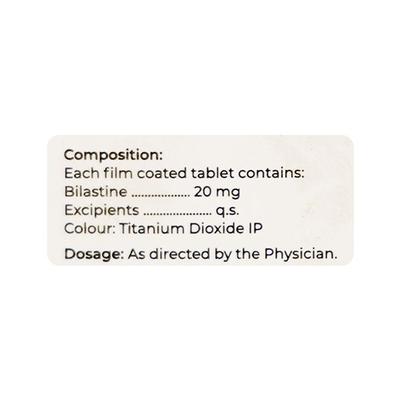 BL 24 20mg Tablet 10's - Allergies-Ant