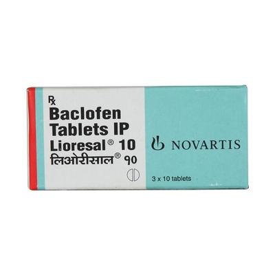 Lioresal 10mg Tablet 10'S - Muscle Cramps/Spasticity-Mus