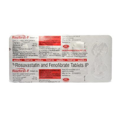 ROZFIRST F 10/145mg Tablet 10's - High Cholesterol-Dys
