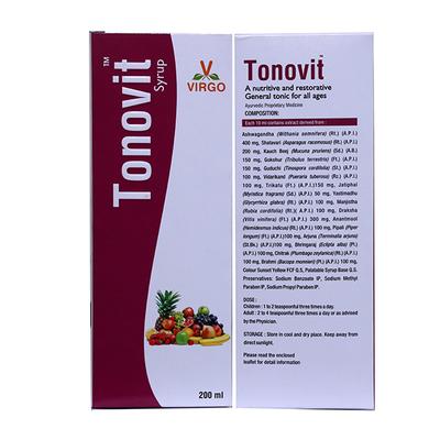 Virgo Tonovit Syrup 200 ml - Speciality Medicines