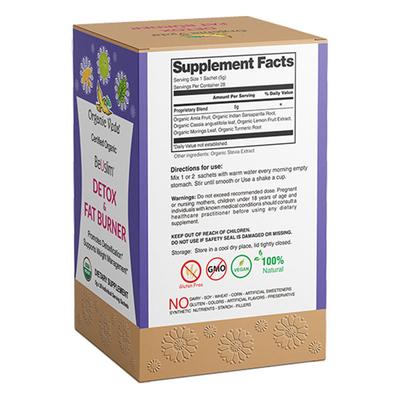 Organic Veda BeUslim Detox & Fat Burner Sachet 28's - Speciality Medicines