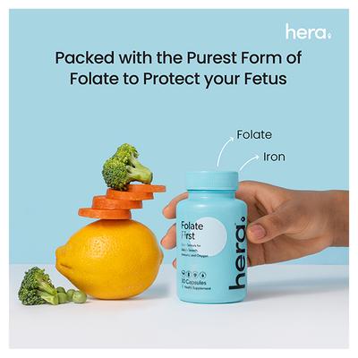 Hera Folate First Capsule 30's - Women Health